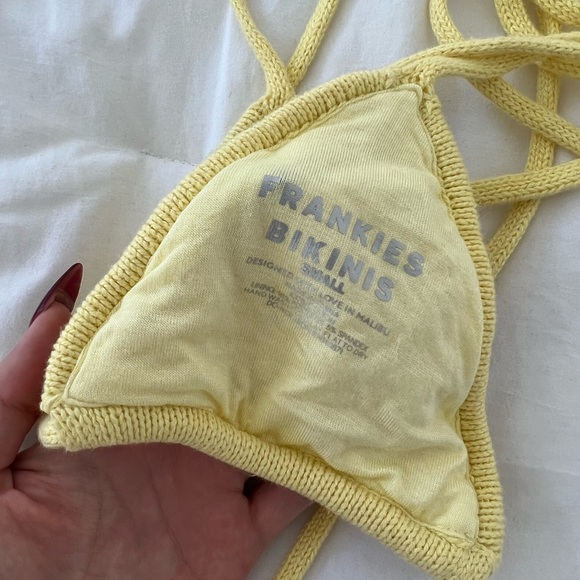 Yellow Frankie’s Bikinis Crochet Set - Picture 5 of 6